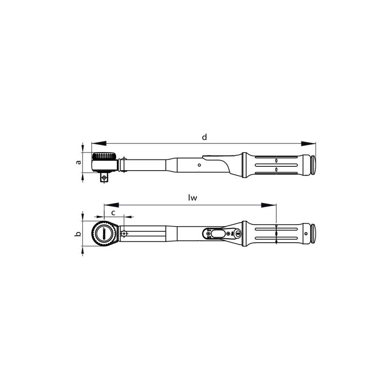 GEDORE Drehmomentschlüssel TORCOFLEX UK 10-50 Newtonmeter 3549-05 UK