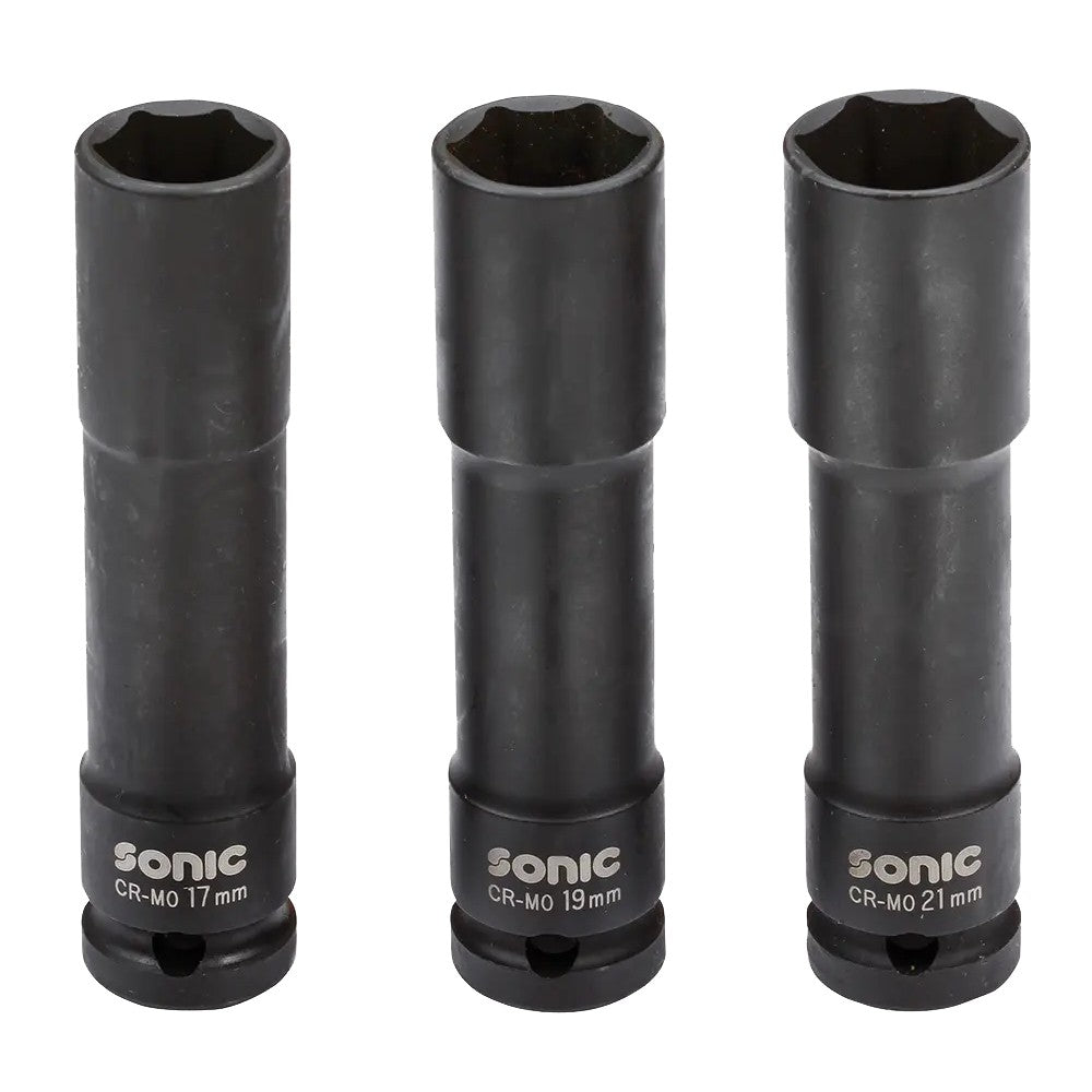 Sonic Kraft-Stecknusssatz 1/2" 3-teilig - 300302