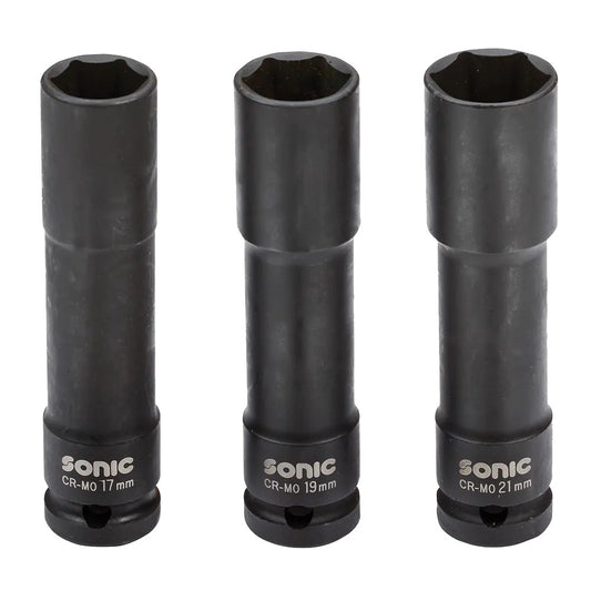 Sonic Kraft-Stecknusssatz 1/2" 3-teilig - 300302