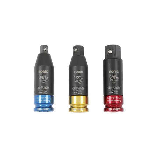 Sonic Kraft-Adapter-Satz 1/2" 3-teilig - 300304