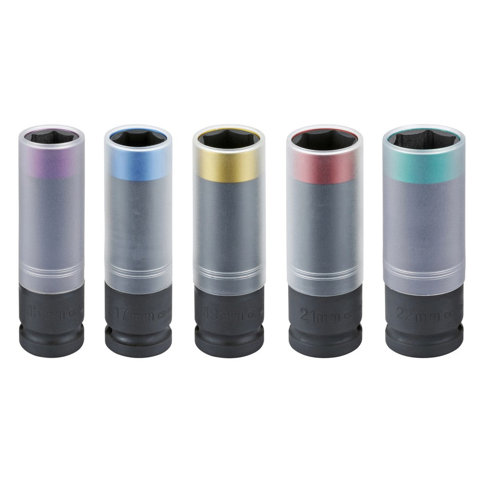 Sonic Power-Kraft-Stecknusssatz 1/2" 6-kant 5-teilig - 300507