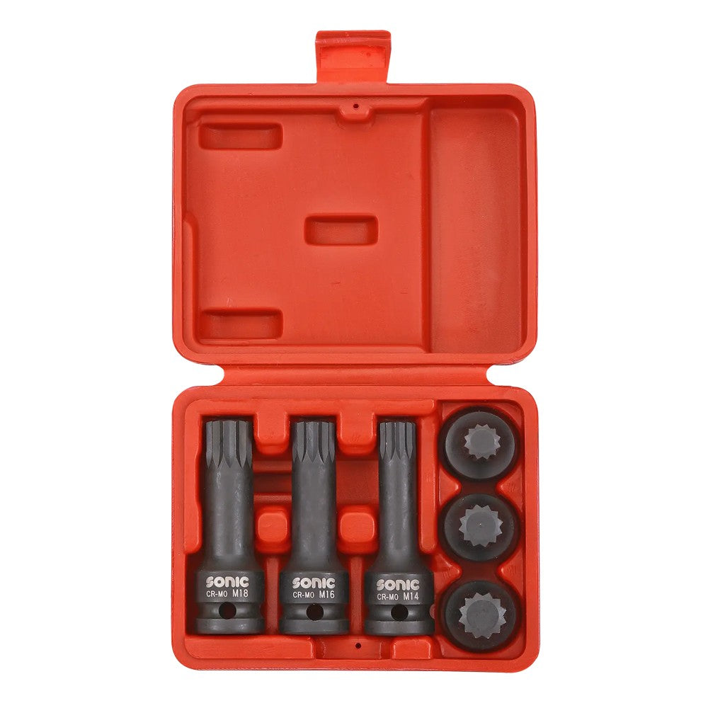 Sonic Kraft-Biteinsatz-Satz 1/2" 6-teilig - 300601