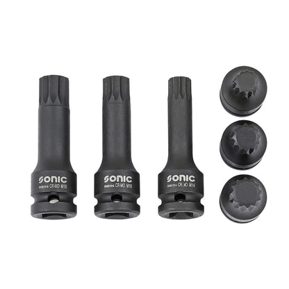 Sonic Kraft-Biteinsatz-Satz 1/2" 6-teilig - 300601