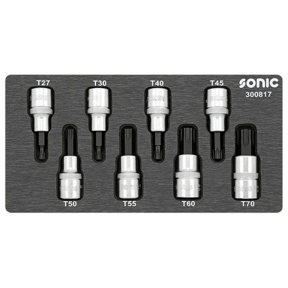 Sonic BMCS Blasformkoffer mit 1/2 TX Biteinsätze, 8-teilig