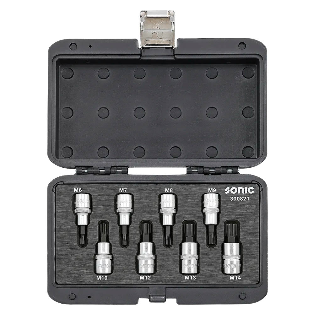 Sonic BMCS Blasformkoffer mit 1/2 Ribe Biteinsätze, 8-teilig