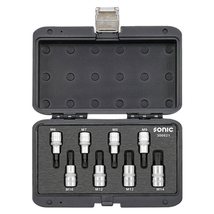 Sonic BMCS Blasformkoffer mit 1/2 Ribe Biteinsätze, 8-teilig