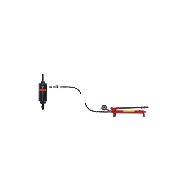 GEDORE Hydraulik-Handpumpe mit Manometer für 10 Tonnen - KL-0215-35 M22