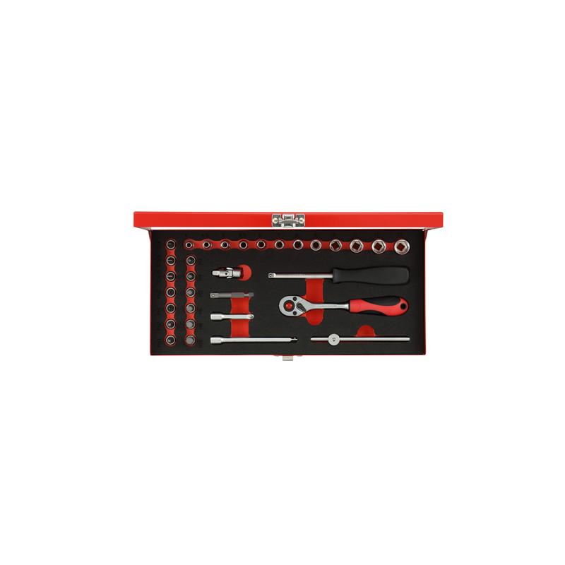 GEDORE Steckschlüssel-Satz 1/4 Zoll 4-13 mm 32-teilig - R49004033