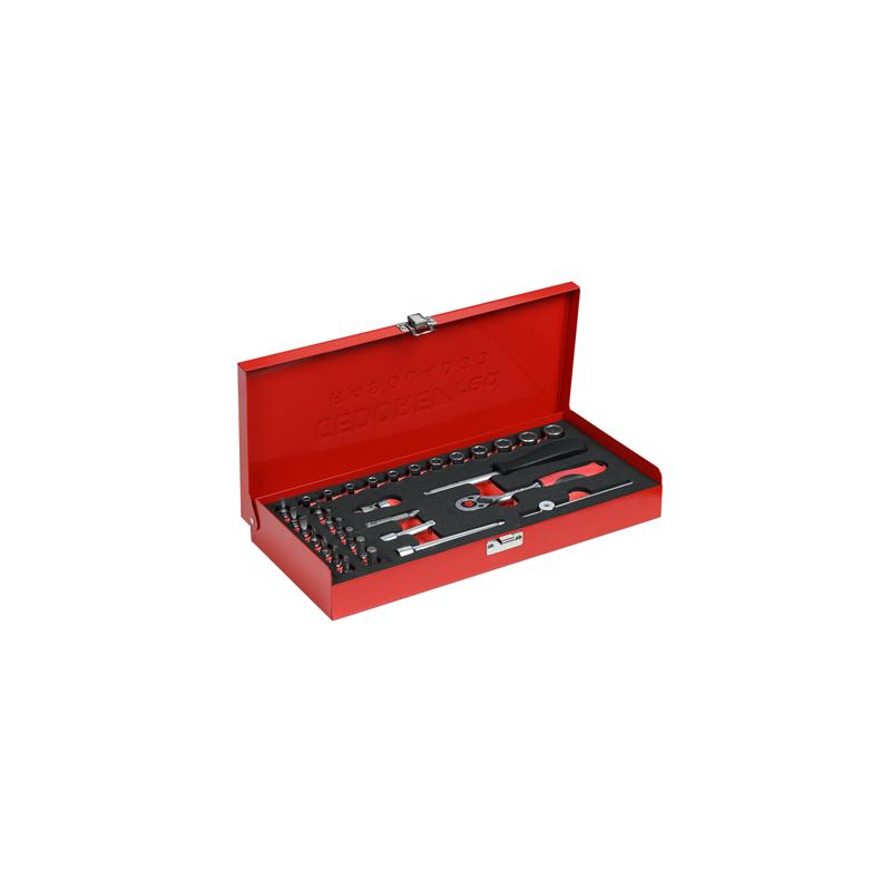 GEDORE Steckschlüssel-Satz 1/4 Zoll 4-13 mm 32-teilig - R49004033