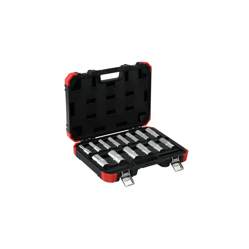 GEDORE Steckschlüssel-Satz 1/2 Zoll 6-Kant 10-32 Millimeter 14-teilig - R61003114