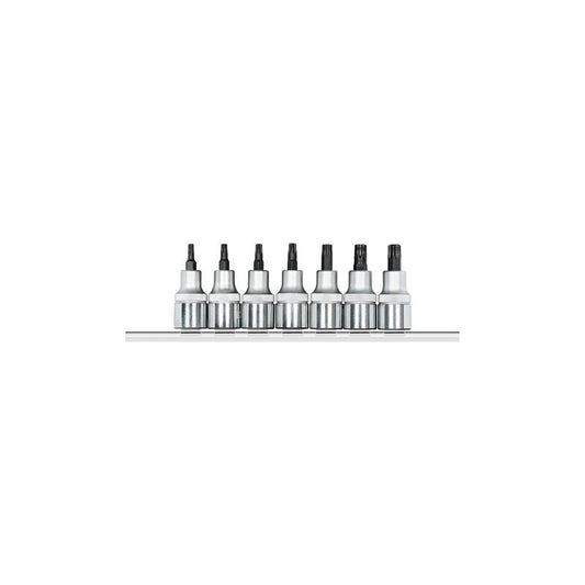 GEDORE Schraubendrehereinsätze 1/2 Zoll und Leiste 7-teilig - R62458107