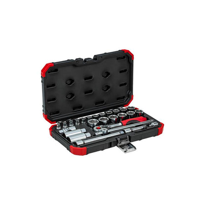 GEDORE Steckschlüssel-Satz 3/8 Zoll 6-24 Millimeter 26-teilig - R59003026