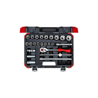 GEDORE Steckschlüssel-Satz 1/2 Zoll 10-32 mm 24-teilig - R69003024