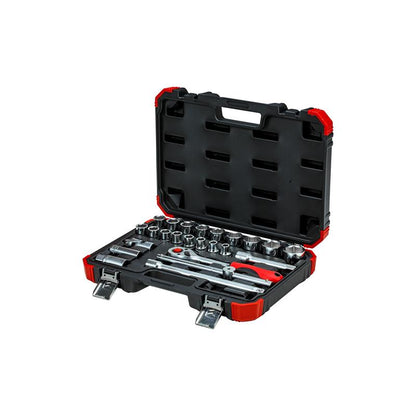 GEDORE Steckschlüssel-Satz 1/2 Zoll 10-32 mm 24-teilig - R69003024