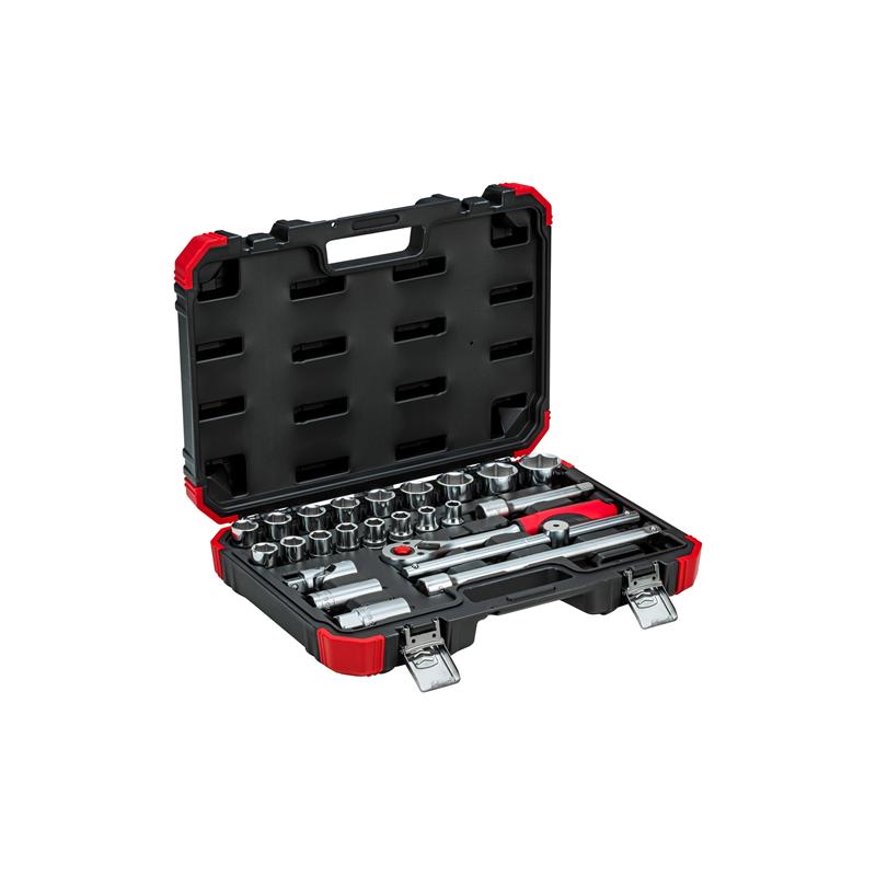GEDORE Steckschlüssel-Satz 1/2 Zoll 10-32 mm 24-teilig - R69003024