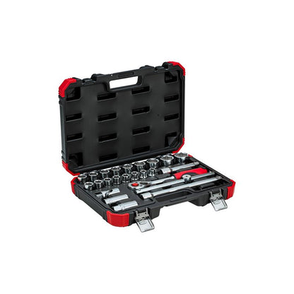 GEDORE Steckschlüssel-Satz 1/2 Zoll 10-32 mm 24-teilig - R69003024
