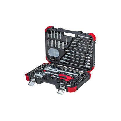 GEDORE Steckschlüssel-Satz 1/4 Zoll und 1/2 Zoll 92-teilig - R46003092