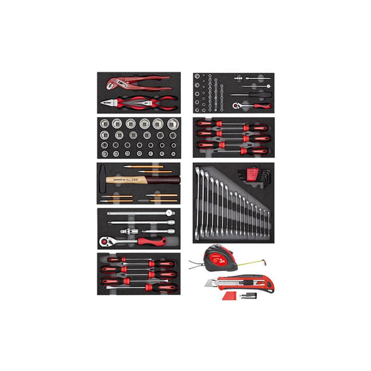 GEDORE Werkzeugsatz 8x Check-Tool-Module 119-teilig R21010001