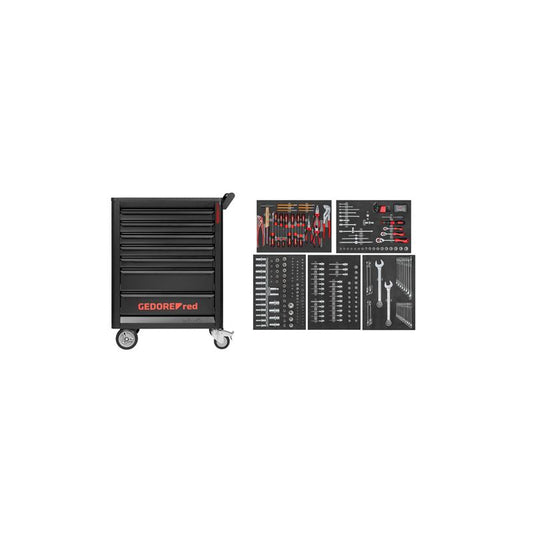 GEDORE Werkzeugsatz im Werkstattwagen GEDMaster 273-teilig R22071005