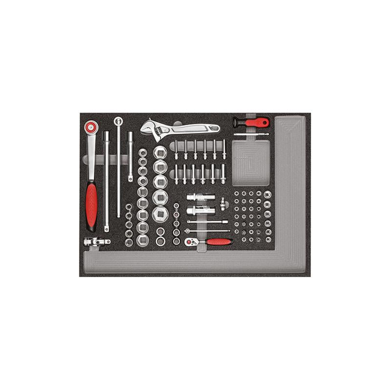 GEDORE Werkzeugsatz 3x Check-Tool-Module 129-teilig R21010004