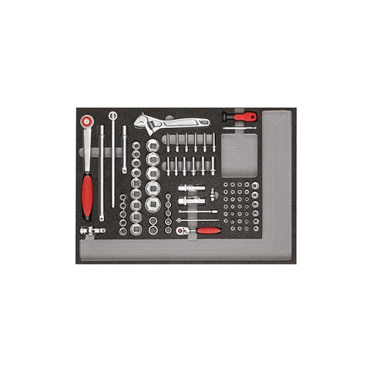 GEDORE Werkzeugsatz 3x Check-Tool-Module 129-teilig R21010004