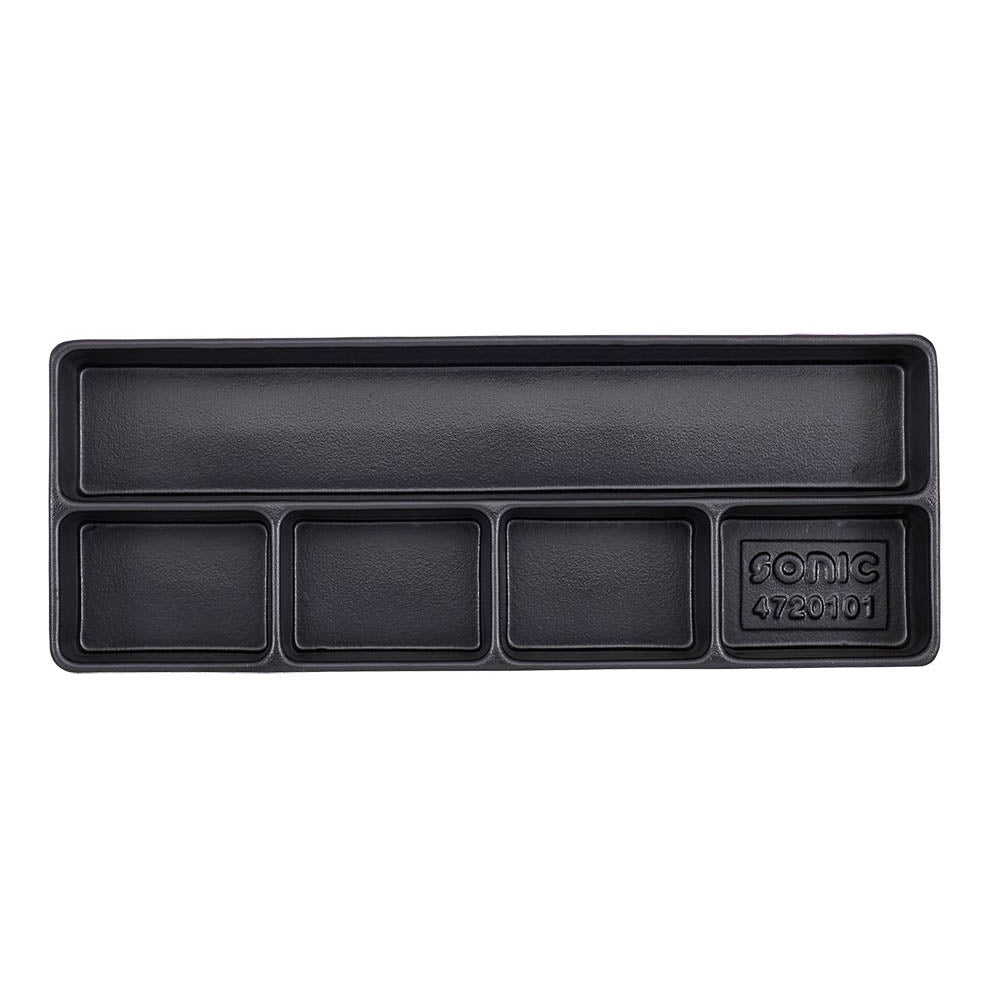 Sonic MSS Leere Hartschale zur Aufbewahrung 5 Fächer (145x370x48mm)