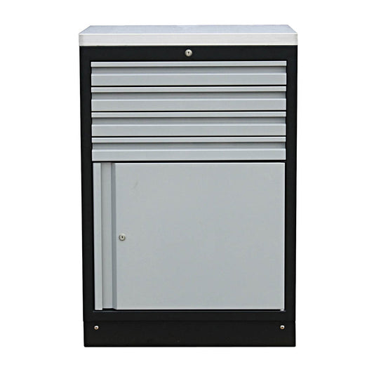 Sonic MSS 674mm Schrank mit Türe mit Edelstahl-Arbeitsplatte
