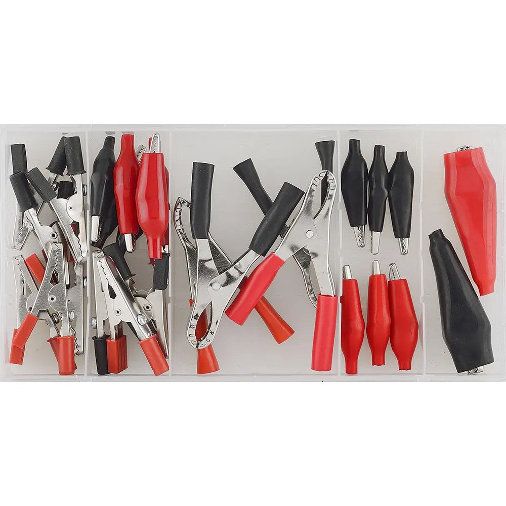 Sonic Krokodilklemmen-Sortiment 28-teilig - 4822316