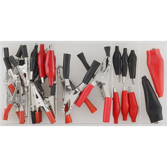 Sonic Krokodilklemmen-Sortiment 28-teilig - 4822316