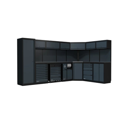 Sonic NEXT MSS Schrankwand mit Edelstahlarbeitsplatte hoch 5026mm - 4930714