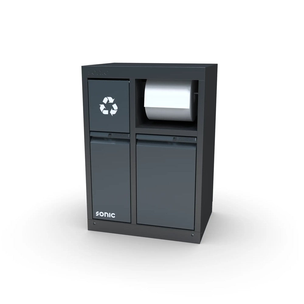 Sonic NEXT MSS Schrankwand mit Holzarbeitsplatte hoch 2803 mm - 4930803