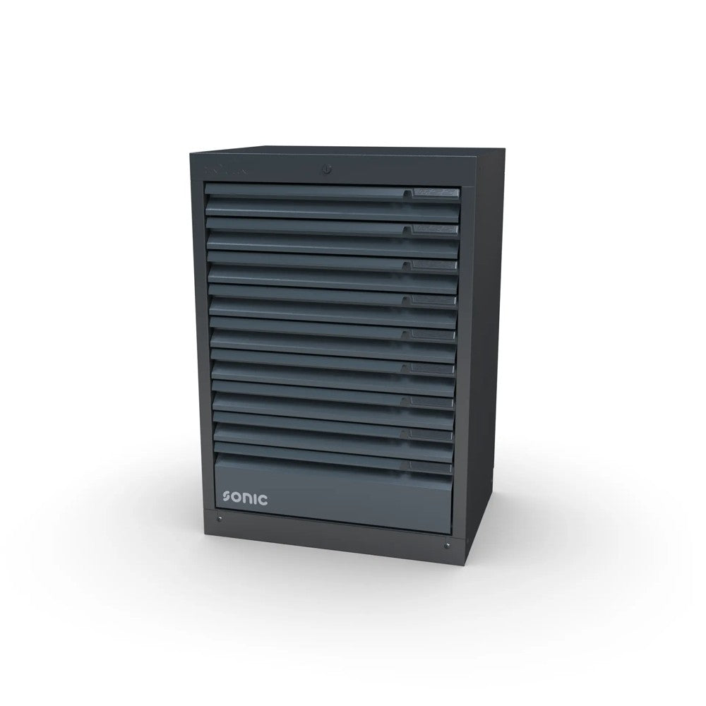 Sonic NEXT MSS Schrankwand Edelstahl-Arbeitsplatte hoch 4524 mm - 4930905