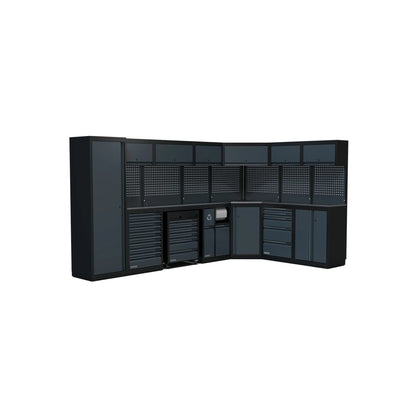 Sonic NEXT MSS Schrankwand Edelstahlarbeitsplatte hoch 5026 mm - 4930906