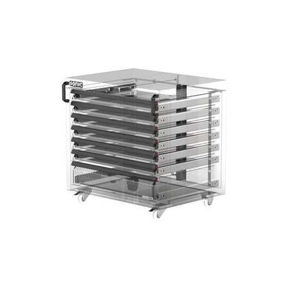 Sonic MSS+ 870mm fahrbarer Schrank, extra tief, 7 Schubladen