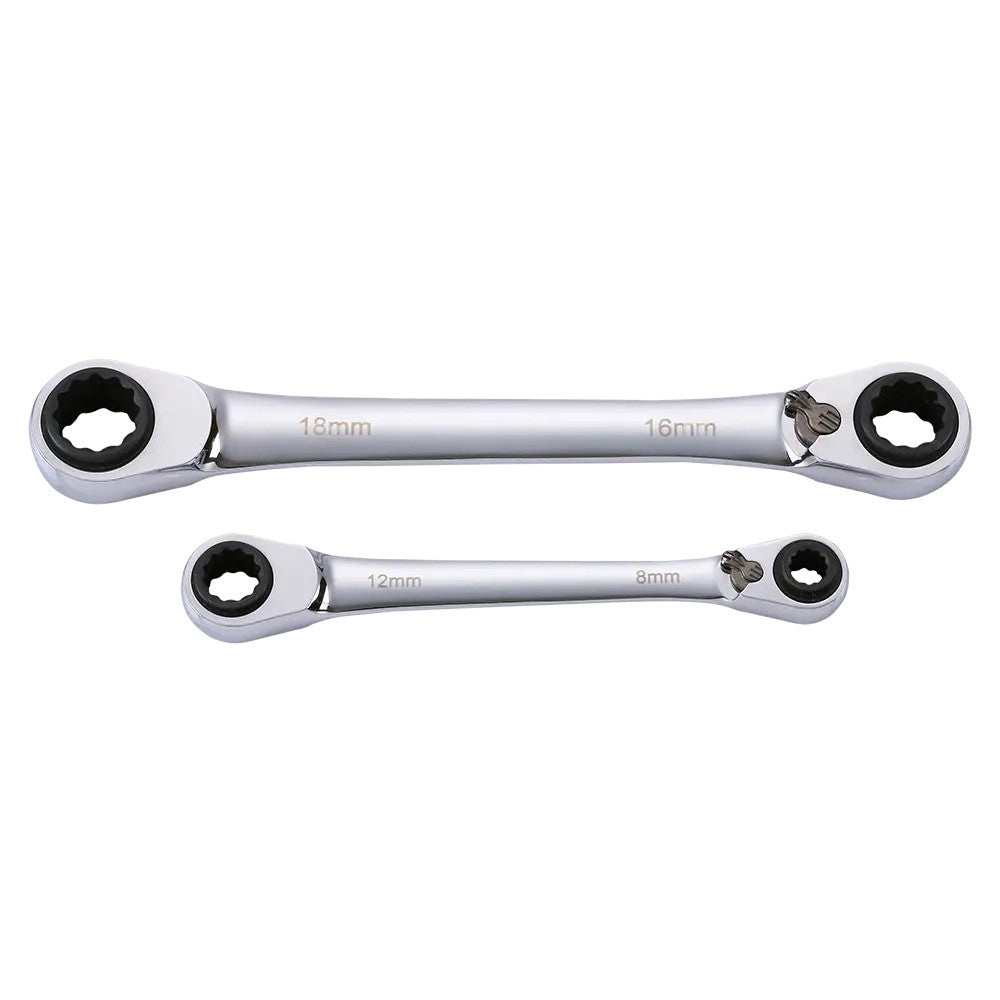 Sonic 4-in-1 Ringratschenschlüsselsatz in Tasche 2-teilig - 600203