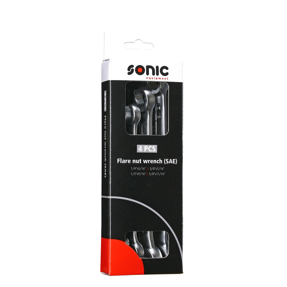 Sonic Offener Ringschlüsselsatz SAE 4-teilig - 600402