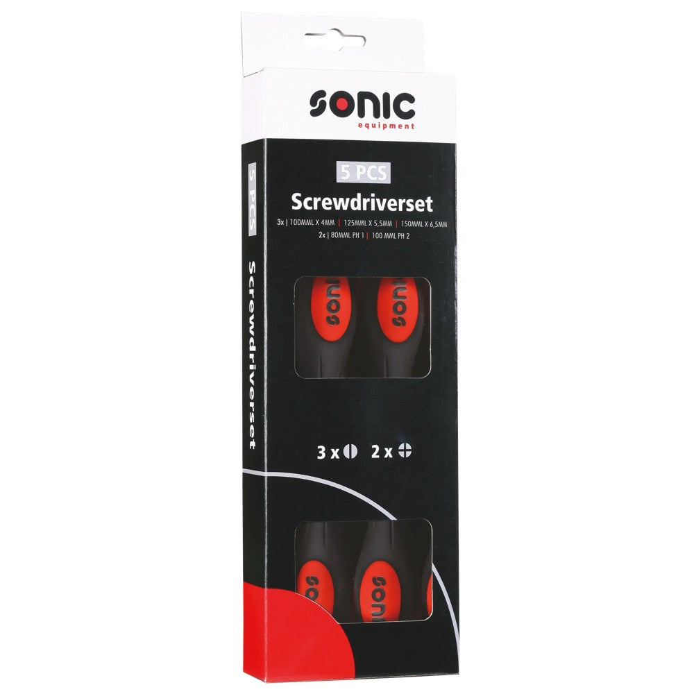 Sonic Schraubendrehersatz 5-tlg. - 600512