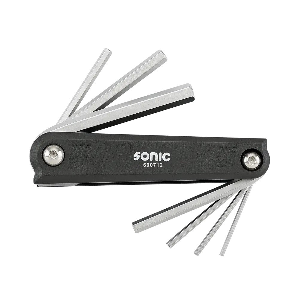 Sonic Innensechskantschlüsselsatz Klapphalter 7-teilig - 600712