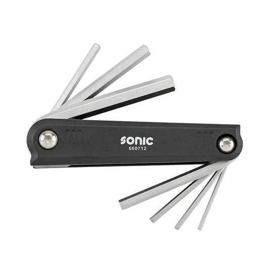 Sonic Innensechskantschlüsselsatz Klapphalter 7-teilig - 600712