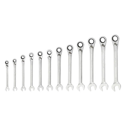 Sonic Umschalt Ring-Gabelschlüssel Ratschensatz 12-kant 12-teilig - 601219