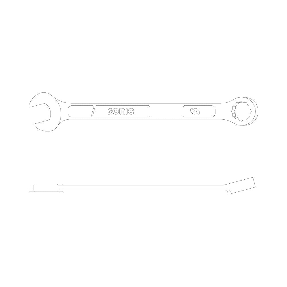 Sonic Ring-Gabelschlüssel-Satz in einer Tasche 14-tlg - 601409
