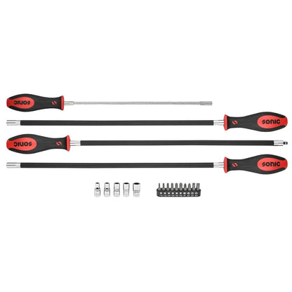 Sonic Flexibler Schraubendrehersatz mit Bits 19-teilig - 601906