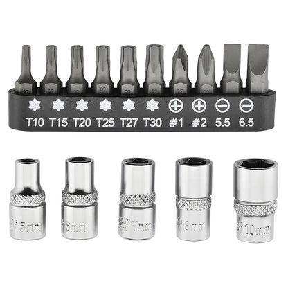 Sonic Flexibler Schraubendrehersatz mit Bits 19-teilig - 601906