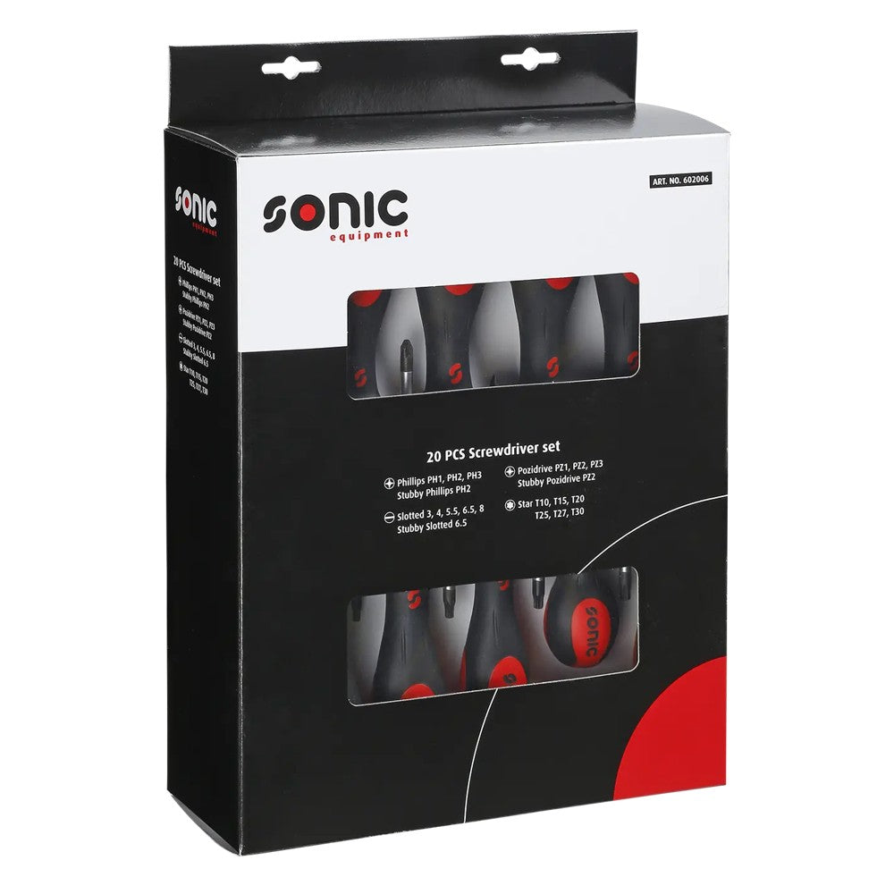 Sonic Schraubendrehersatz 20-teilig - 602006