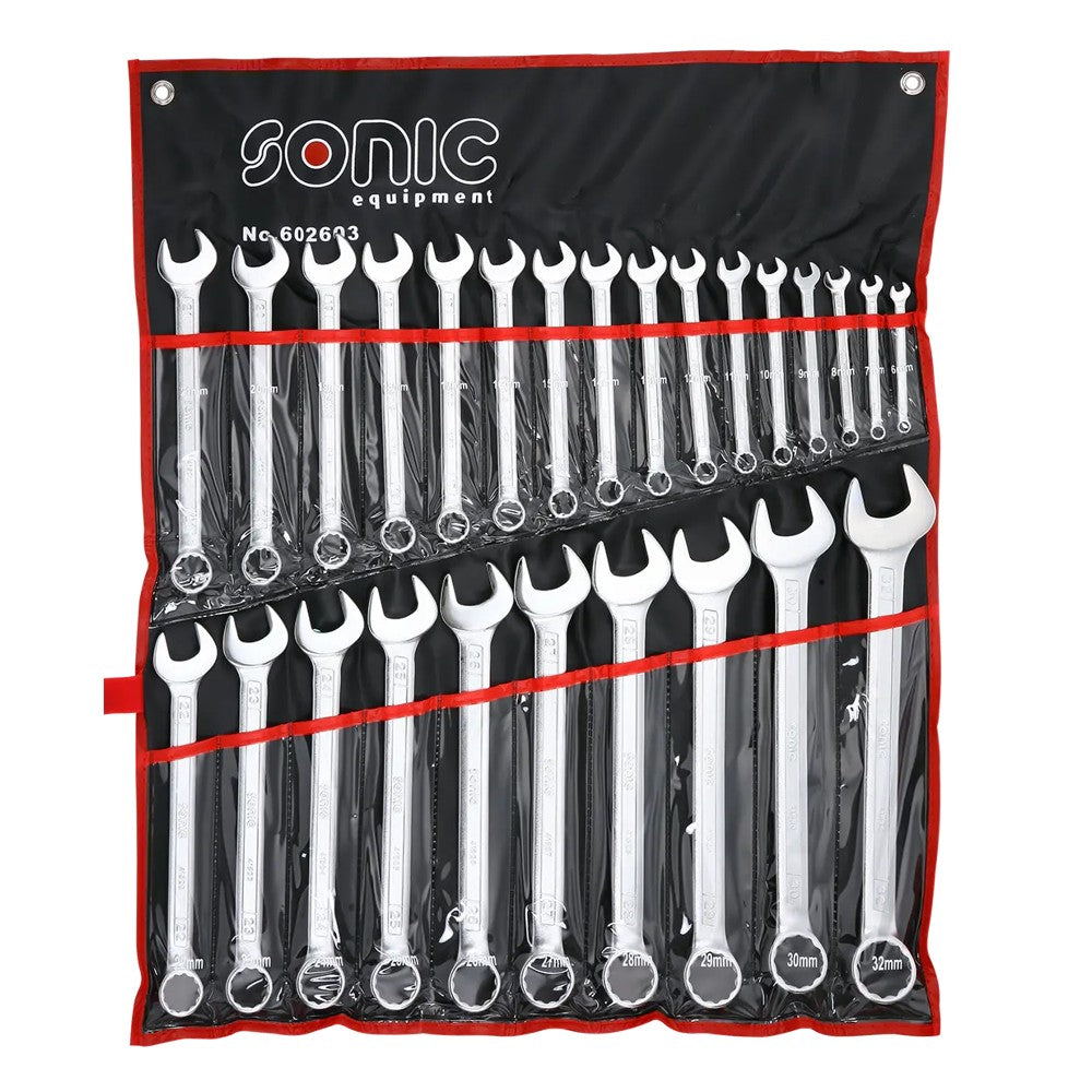 Sonic Ring-Gabelschlüssel-Satz, 26-teilig - 602603