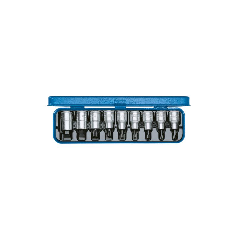 GEDORE 9-teiliges Schraubendreher-Set 1/2 Zoll IS-PH-XZN INX 19 PM-123456
