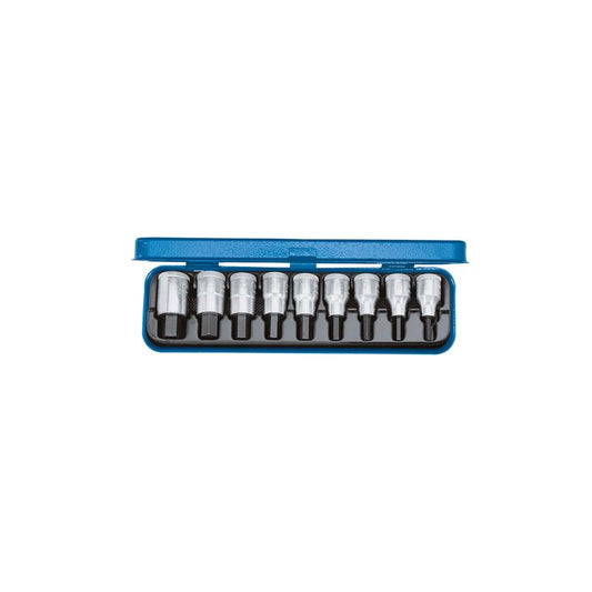 GEDORE Schraubendreher-Satz 1/2 Zoll 9-teilig Innen-Sechskant 5-17 mm IN 19 PM - 123456