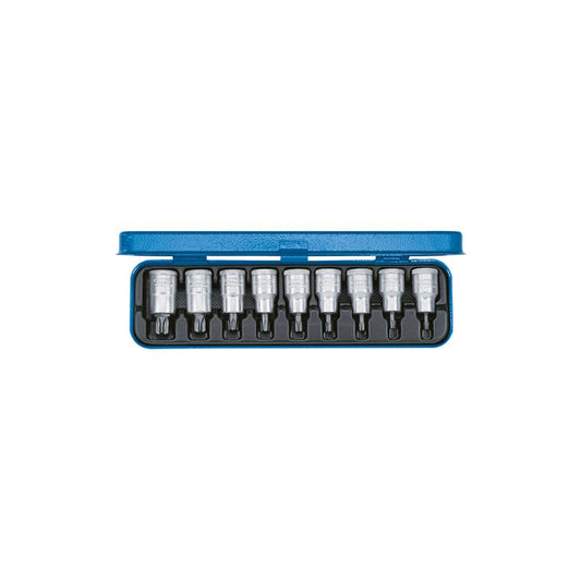 GEDORE 9-teiliges Schraubendreher-Set 1/2 Zoll mit TX T20-60 ITX 19 PM - 123456