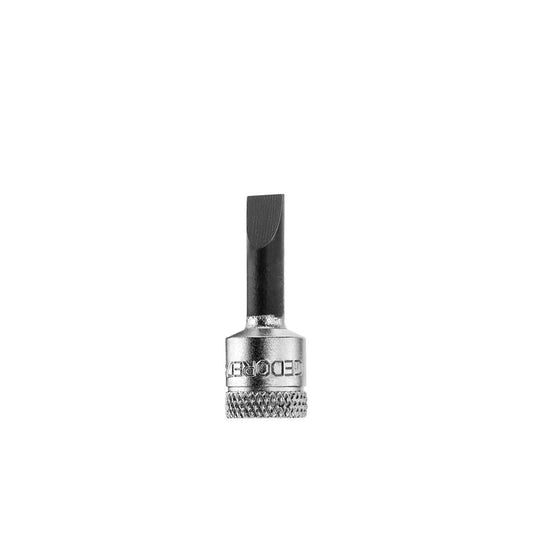 GEDORE IS 20 4 Schraubendrehereinsatz Viertel Zoll Schlitz 4x0,8 mm - IS 20 4X0,8