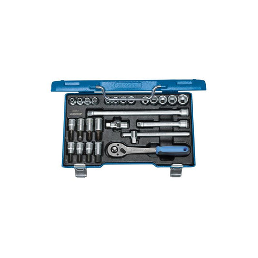 GEDORE Steckschlüssel-Satz 3/8 Zoll 26-teilig Sechskant IN-IS-PH 30 IMU-10-
